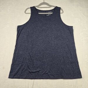 Torrid Womens Heathered‎ Blue Tank Top Size 3 Classic Fit